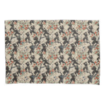 Pillowcase Motif japonais Chiyogami Ninja