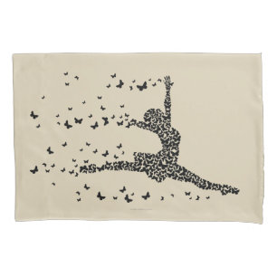 Housse D'oreillers Pillowcase pour danseuse papillon