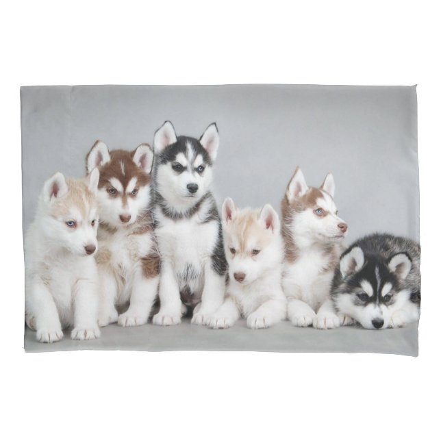 Housse D'oreillers Pillowcase Puppies (devant)