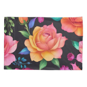 Housse D'oreillers Pillowcase Rose de pistons floraux