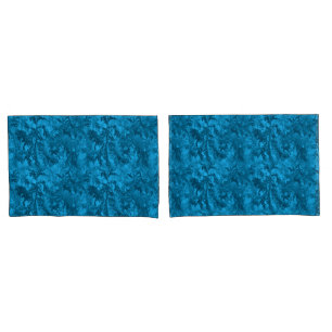 Housse D'oreillers Pillowcases de Forêt Turquoise (Ensemble de 2 Stan