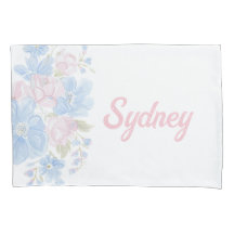 Pink and Blue Grandmillennial Reversible | Name