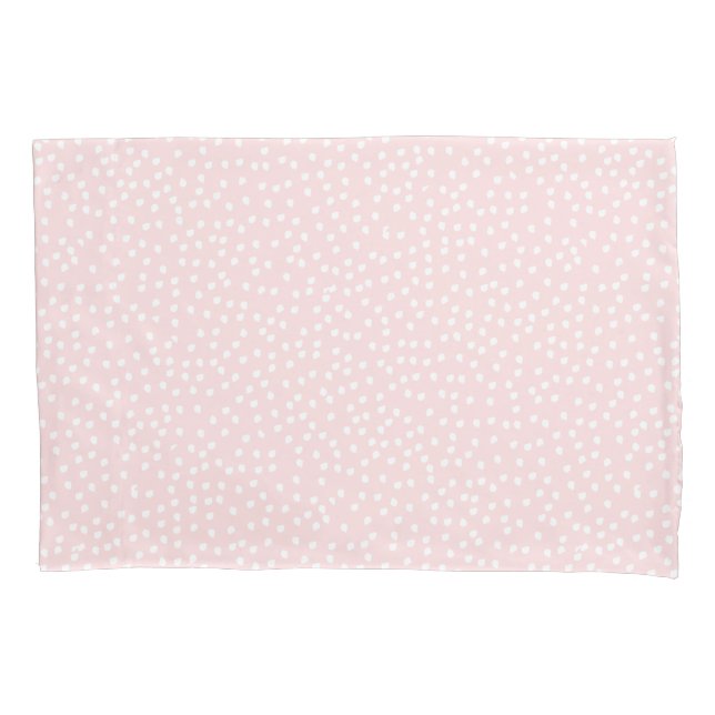 Housse D'oreillers Pink Polka Dot (devant)