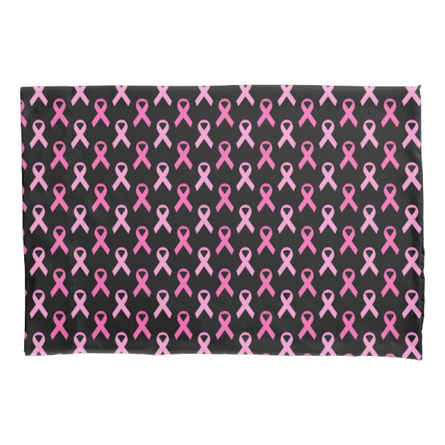 Housse D'oreillers Pink Ribbon Breast Cancer Awareness Pattern (devant)