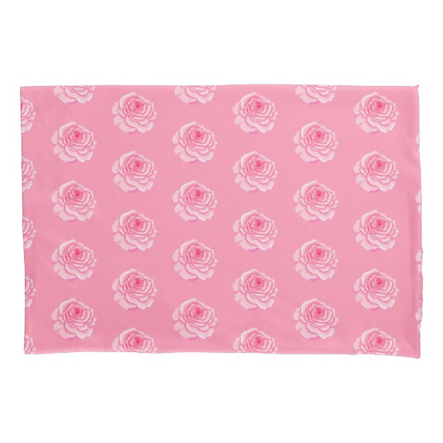 Housse D'oreillers Pink roses (devant)