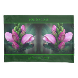 Housse D'oreillers Pink Turtlehead Flower Close Up Personnalisé