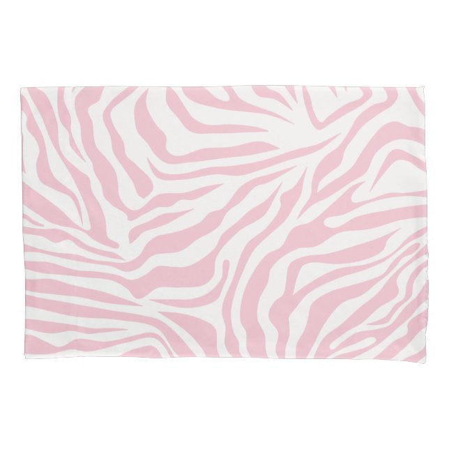 Housse D'oreillers Pink Zebra Stripes Poster de animal sauvage Zebra  (devant)