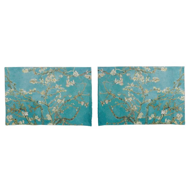 Housse D'oreillers PixDezines Van Gogh Almond Blossoms/St. Roi (devant-Set)