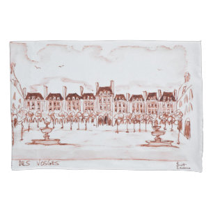 Housse D'oreillers Place des Vosges Marais, Paris