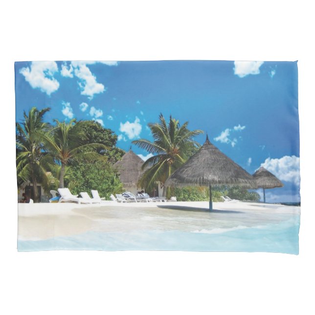 Housse D'oreillers Plage exotique  (devant-gauche)