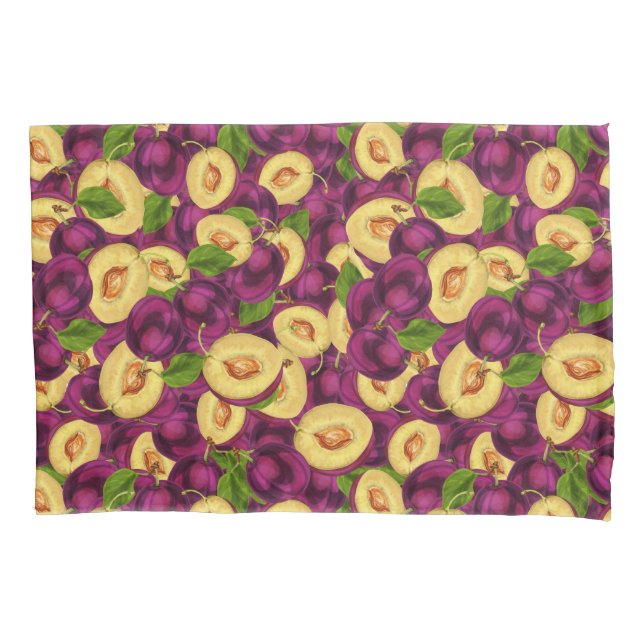 Housse D'oreillers Plantes aquarelles (devant-gauche)