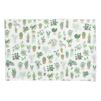 Housse D'oreillers Plantita House Plantes et Pots Motif