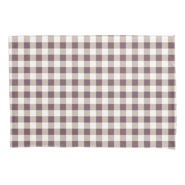 Housse D'oreillers Plum Buffalo Plaid Coque Coussin pour Décor élégan (devant)