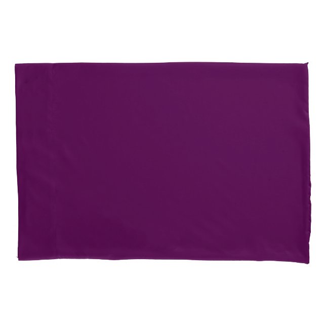 Housse D'oreillers Plum Perfection - Plum solide élégant - Pillowcase (devant)