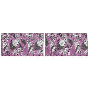 Housse D'oreillers Plumes motif