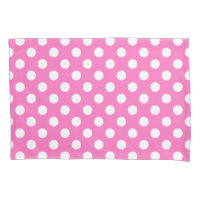 Pois blancs sur rose