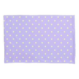 Housse D'oreillers Pois & points lavande et jaune