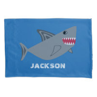 Poisson personnalisé pour enfants de requins gris 