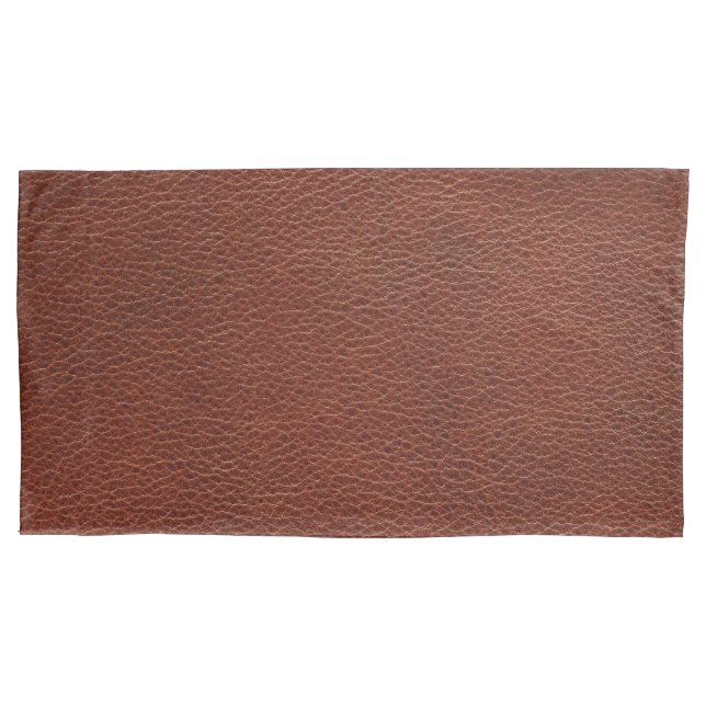 Housse D'oreillers Porte-oreille en cuir simple taille King (devant)