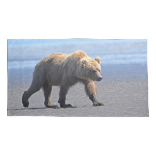 Housse D'oreillers Porte-oreille King Size unique de grizzli