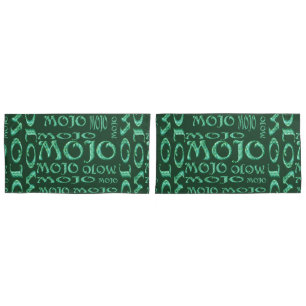 Housse D'oreillers Porte-oreillers mojo vert roi