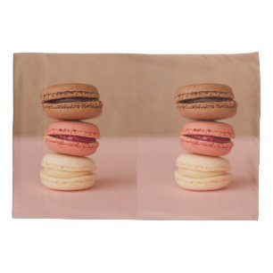 Housse D'oreillers Portes-oreillers Macarons