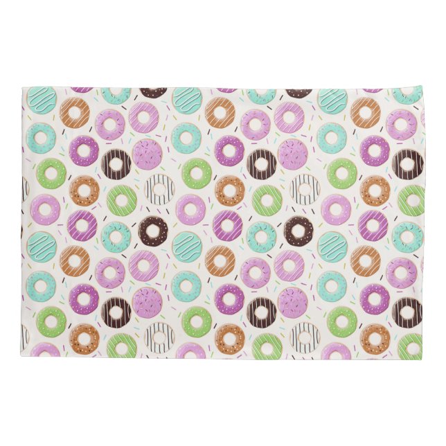 Housse D'oreillers Portes-oreillers Motifs Donut (Dos)