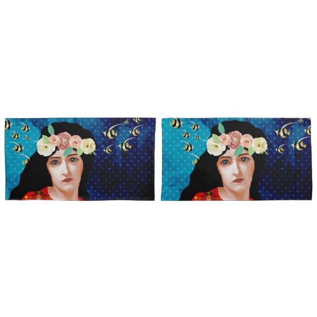 Housse D'oreillers Portrait (devant-Set)