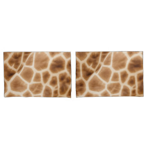 Housse D'oreillers Poster de animal crème Brown Giraffe