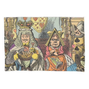 Housse D'oreillers Procès d'Alice, le valet de cœur vintage