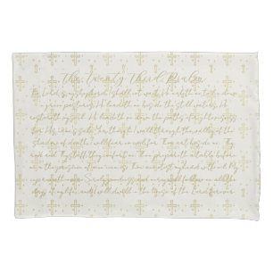 Housse D'oreillers Psaume Vingt-Troisième Calligraphie Taille Standar