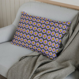 Housse D'oreillers Purple Fleabane Daisy Motif Floral
