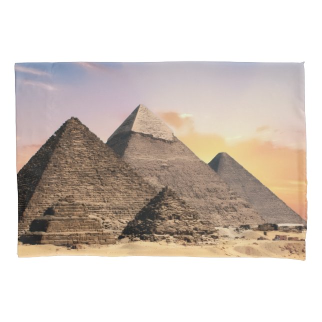 Housse D'oreillers Pyramides d'Égypte Sphinx Khoufou Photo Souvenir D (devant)
