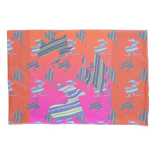 Housse D'oreillers Rainbow Blue Kangaroo Twin