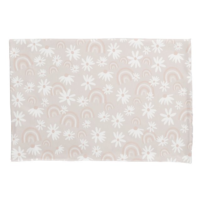 Housse D'oreillers Rainbow Daisy Dream #3 #dreamy #wall #art (devant)