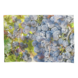 Housse D'oreillers Raisins sur la vigne prête à faire le vin