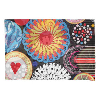 Housse D'oreillers Rayon foncé : Motif circulaire lumineux