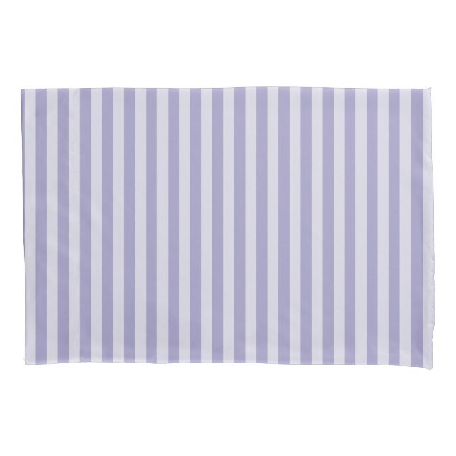 Housse D'oreillers Rayures violettes (devant-gauche)