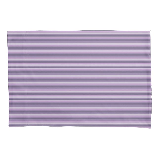 Housse D'oreillers Rayures violettes (devant)
