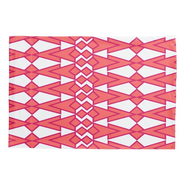 Housse D'oreillers Red and Pink Bowties  (Dos)