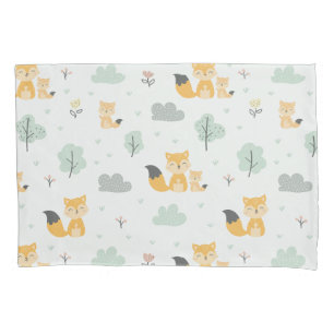 Housse D'oreillers Renard mignon Motif