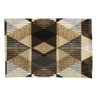 Housse D'oreillers Répétition de géométrie : Conception Arrière - pla