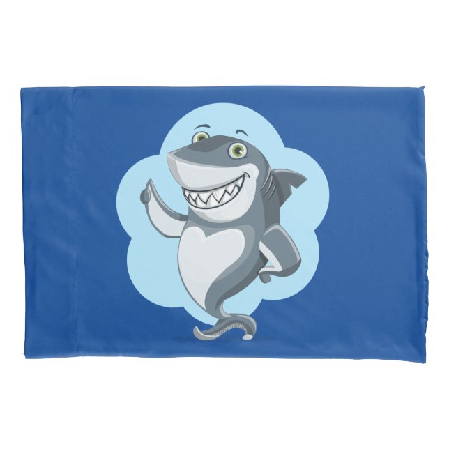 Housse D'oreillers Requin heureux (devant)