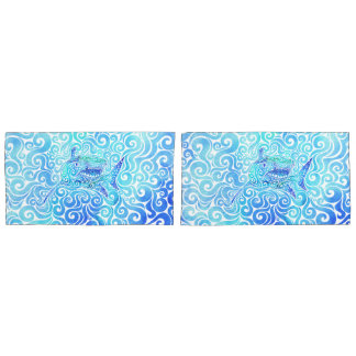 Housse D'oreillers Requin tourbillonnant