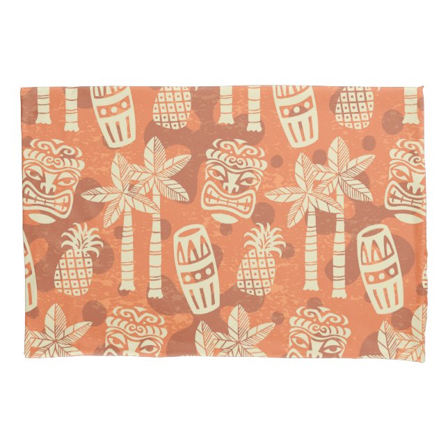 Housse D'oreillers Retro Mid Century Modern Tiki Pattern (devant-gauche)