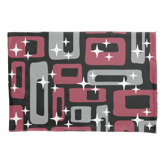 Housse D'oreillers Retro Mid-Century Moderne Abstrait (devant-gauche)