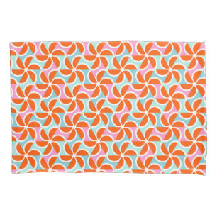 Housse D'oreillers Rétro motif orange de cale