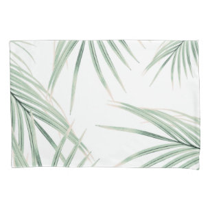 Housse D'oreillers Rêve des Feuilles de palmiers verts #3 #tropical #