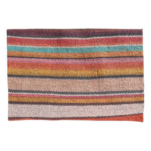 Housse D'oreillers Richesse du tapis : Textures mexicaines péruvienne