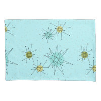 Robin's Oeuf Blue Starbursts Pillowcase